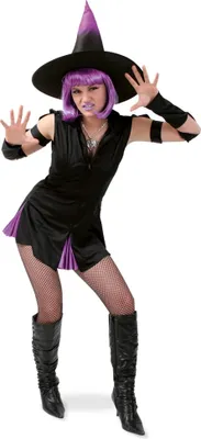Produktbild von Hexe Hexen Kleid mit Hut Gr. 36 Halloween Karneval Fasching Party Cosplay