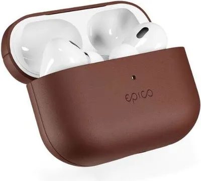 Produktbild von Epico Ledertasche Airpods Pro 2 - hnědá