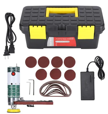 Zdjęcie produktu dla Elektryczna szlifierka taśmowa – mini wielofunkcyjne ręczne narzędzie do szlifowania
