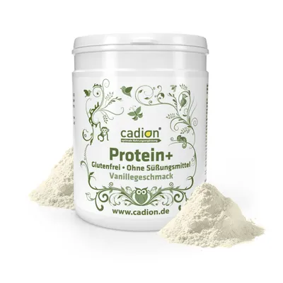 Produktbild von Protein+ Vanille Glutenfrei ohne Süßungsmittel 250g Dose