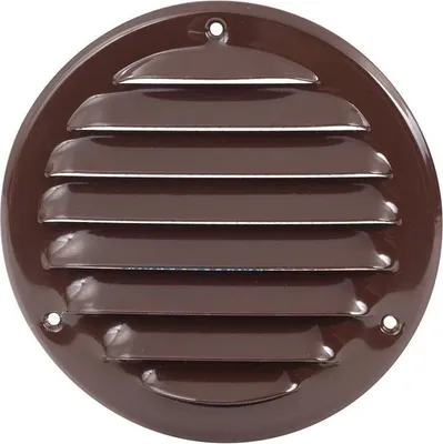 Image de Grille Métallique D100, Marron