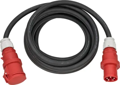 Produktbild von Brennenstuhl CEE Verlängerungskabel IP44, 20m Kabel, H07RN-F 5G16,0, 400V/63A 5-polig mit CEE Stecker und Kupplung, schwarz