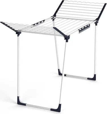 Produktbild von Wasophoogte® wäscheständer, wäscheständer ausziehbar, StableDry Blau/weiß, 20 m Trockenlänge