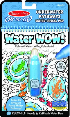 Produktbild von Water WOW! – Für unterwegs – Unterwasserwelten – Aktivitätsbuch – Reiseaktivität – Geschenk für Jungen und Mädchen