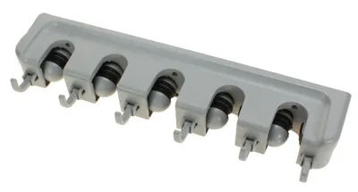 Produktbild von Besenhalterung Besen Gerätehalter Wand Geräte Halter Wandhaken Leiste 44x7x9,5cm AS