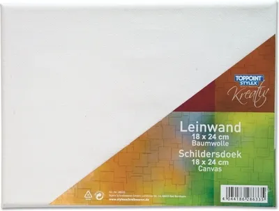 Produktbild von 6 Leinwände Leinwand bespannte Keilrahmen 18x24cm