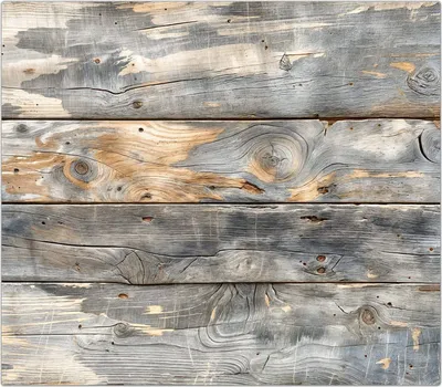 Produktbild von Spritzschutz Herdabdeckplatte Schneidebrett aus Glas Vintage Holzplanken 1-Teilig (60x52cm)