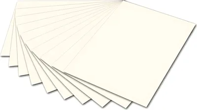 Immagine prodotto di 10x Folia 6101 cartoncino fotografico 50 x 70 cm bianco perla