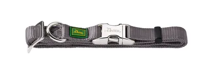 Produktbild von HUNTER VARIO BASIC ALU-STRONG Hundehalsband, Nylon, Aluminium, M, grau