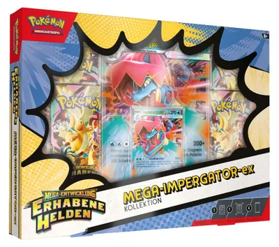 Immagine prodotto di Collezione Pokémon Megaevoluzione - Eroi Sublimi: Mega-Impergator-ex