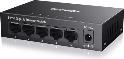 Image de Tenda TEG1005D LAN Switch, commutateur réseau 5 ports Gigabit