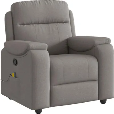 Obrázok produktu pre masážne kreslo vidaXL Taupe Fabric
