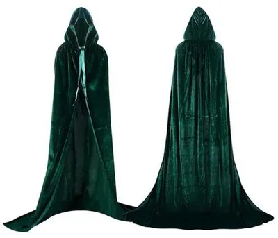 Immagine prodotto di Mantello con cappuccio per adulti, ideale per costumi di Halloween da uomo e da donna