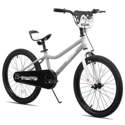 Productafbeelding van KEANO kinderfiets met afneembare stabilisatorwielen, ideaal voor jonge beginnende fietsers