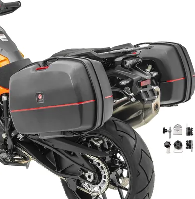 Produktbild von Motorrad Koffer # TB8S Seitenkoffer 2x45 Liter + Anbauadapter