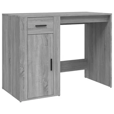 Produktbild von Schreibtisch Grau Sonoma 100x49x75 cm Holzwerkstoff
