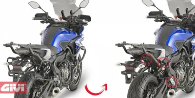 Produktbild von Seitenkoffer-Träger GiVi Monokey® SIDE V35 für Yamaha MT-07 Tracer 2016-2019