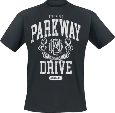 Produktbild von Parkway Drive T-Shirt Herren 20 Years Crest schwarz S