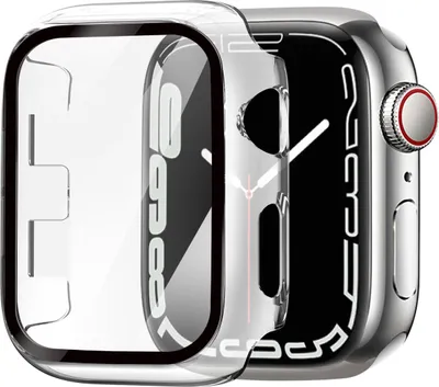 Produktbild von Strap-it Apple Watch Hard Case mit Glass (Transparent)