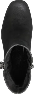 Produktbild von MARCO TOZZI Damen Stiefelette Reißverschluss Plateau Karree 2-25344-41, Größe:38 EU, Farbe:Schwarz