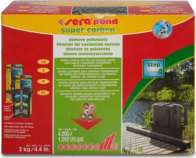 Produktbild von Sera Pond super carbon 2 kg - Entfernung von Arzneimittelresten und Giftstoffen
