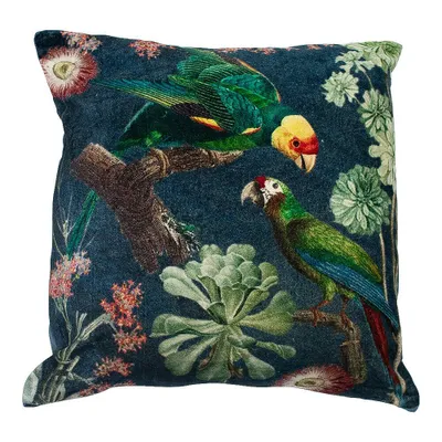 Productafbeelding van Mars & More - Decoratief kussen 'Papegaai' (Groenblauw, 40x60 cm)
