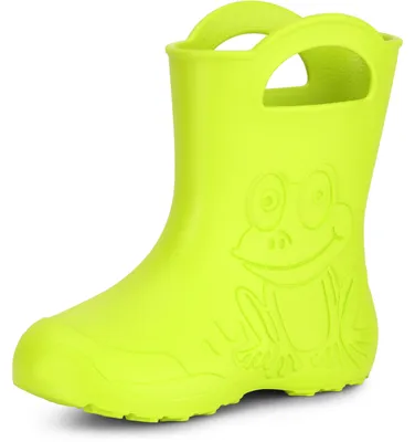 Image de Ladeheid Eva Enfants Garçons Filles Bottes de pluie LA-CA-01 (Citron vert, 34/35 UE)