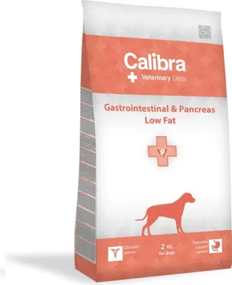 Obrázok produktu pre CALIBRA VD Dog Gastrointestinal&Pancreas Low Fat - suchá strava pre psov - 2 kg