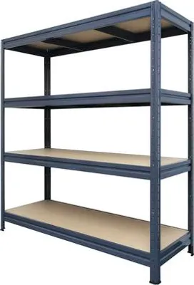Obrázek produktu pro Kovový regál KAISERTHAL Heavy Rack 1770x2000x600 mm 4 police, šedá
