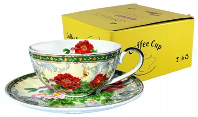 Productafbeelding van Chrysanthemum CUP 230ml Gold Edge Thin Porcelain Yamasen Vintage
