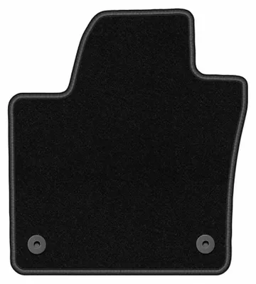 Produktbild von Fahrermatte Velours für Seat Alhambra II 2010-2018 (Minivan) – 1-tlg, Schwarz, passgenau – Wielganizator BASIC