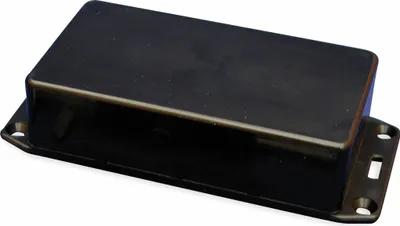 Produktbild von HAMMOND Univeralgehäuse, 1591BFLBK, 112 x 62 x 31