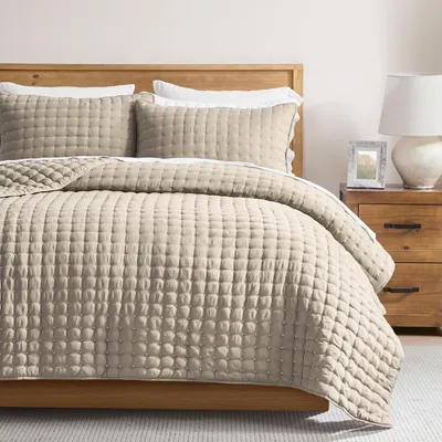 Immagine prodotto di Elzusha - Set di lenzuola per letto matrimoniale, colore beige, dimensioni 200 x 220 cm
