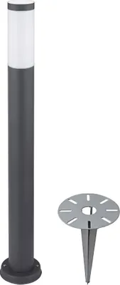 Produktbild von LED Stehleuchte, Edelstahl anthrazit mit Erdspieß