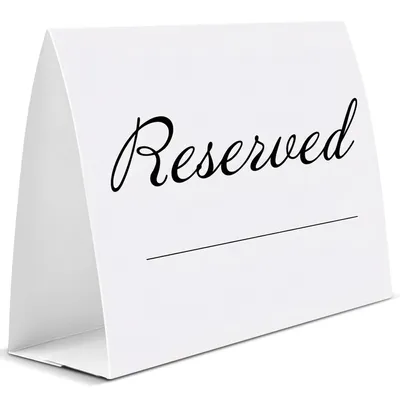 Produktbild von Tischkarten 20x Tischaufsteller 12 x 10 cm für Party Gastronomie Tischdeko
