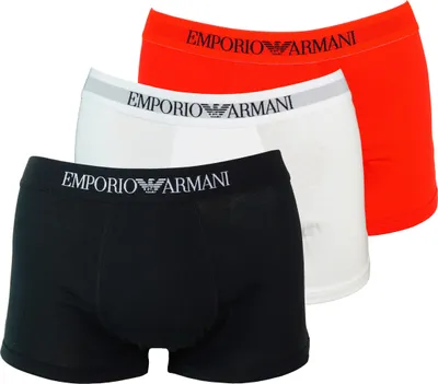 Produktbild von Emporio Armani Unterwäsche 3er Pack Trunk Unterhosen Herrenshorts