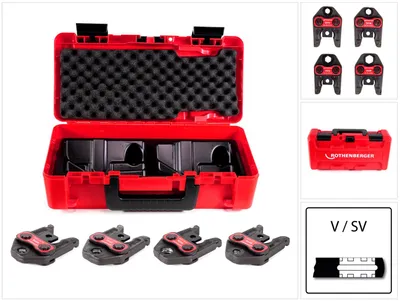 Obrázok produktu pre Rothenberger SV15-18-22-28mm, 190 mm, 390 mm, 120 mm, 8,7 kg, 9,1 kg, Stláčacia čeľusť