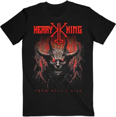Obrázek produktu pro Kerry King - Tričko "From Hell I Rise" pro muže/dámy Uni RO10852 (S) (Black)