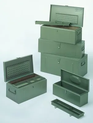 Produktbild von Stahlblechkoffer, beidseits mit Griffe 910 x 530 x 430 mm