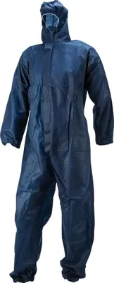 Obrázok produktu pre Jednorazová kombinéza Fortis Basic, PP, veľkosť L, modrá, FORTIS