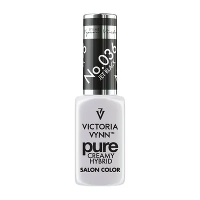Obrázok produktu pre Hybridný gél lak PURE CREAMY HYBRID 036 – Čierna (8 ml)