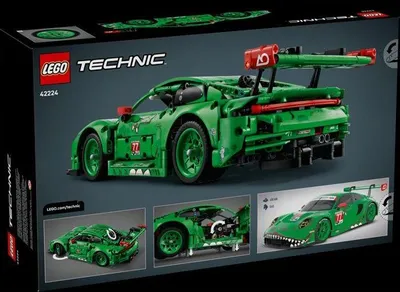 Produktbild von LEGO Technic Porsche 911 GT3 R REXY AO Racing, Konstruktionsspielzeug ab 11 Jahren, Rennwagen Modell