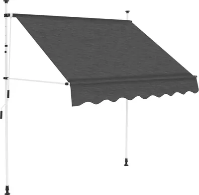 Produktbild von Einziehbare Markise Handbetrieben 150 cm Anthrazit