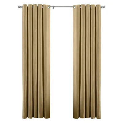 Produktbild von Riva Home Atlantic Ösen Vorhänge, Gardinen RV1072 (117cm x 183cm) (Ochre)