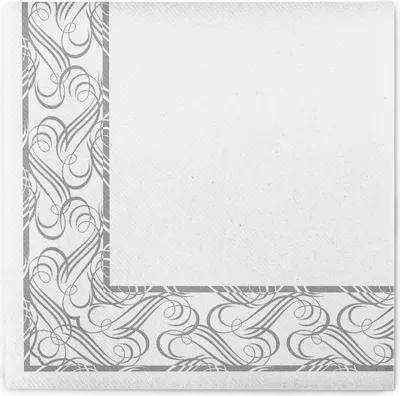 Produktbild von Sovie HORECA Serviette Karima in Silber aus Linclass® Airlaid 40 x 40 cm, 50 Stück
