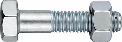 Obrázok produktu pre Kellner & Kunz DIN601 ISO4016 M12x100mm matica šesťhranné skrutky pozinkované + matica, 1 ks.