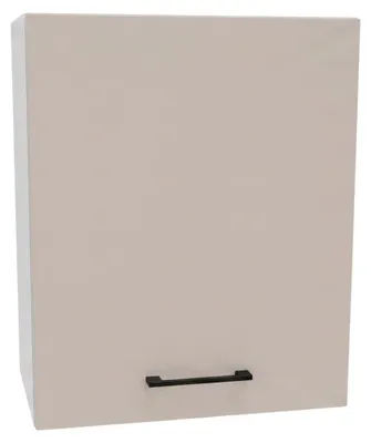 Produktbild von Küchenhängeschrank 60 cm - Beige matt - Modulküche - Soft-Close-System - Küchenschrank - Universelle Frontmontage