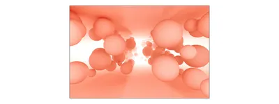 Produktbild von Muralo Fototapete 3D Effekt 180 (B) x 120 (H) cm Vlies Wand Tapete Kugeln Abstraktion 3D Optik Wohnzimmer Schlafzimmer moderne Wandbild