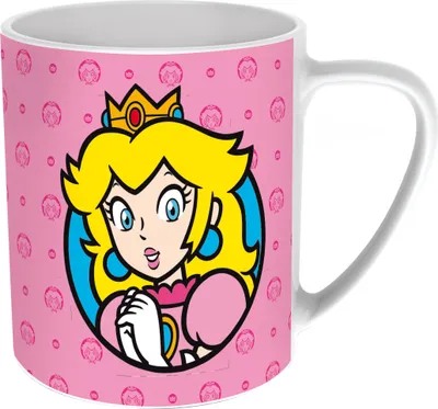 Produktbild von Super Mario Tasse Peach, 325ml, Keramik, Lizenzware