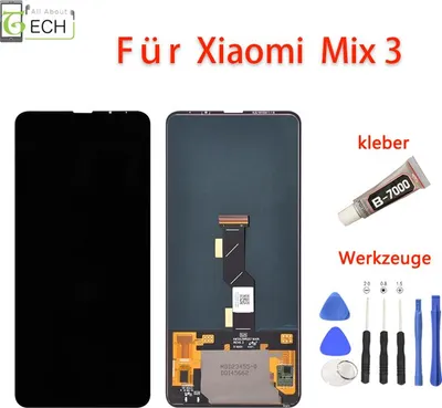 Produktbild von Für Xiaomi Mi Mix 3 LCD (OLED) Display Bildschirm Touch Screen Schwarz